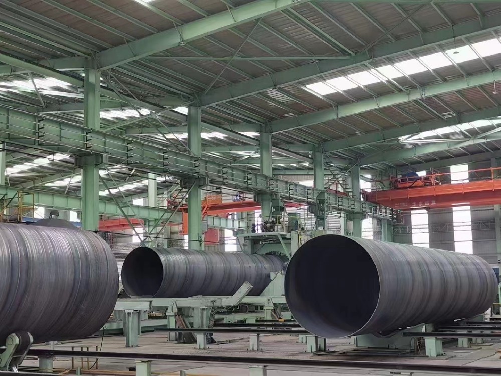 飛焊螺旋焊管生產線